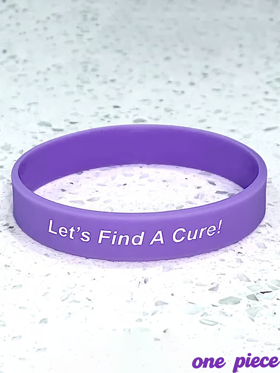 Alzheimer's Disease Letter Design Wristband gracestitchs