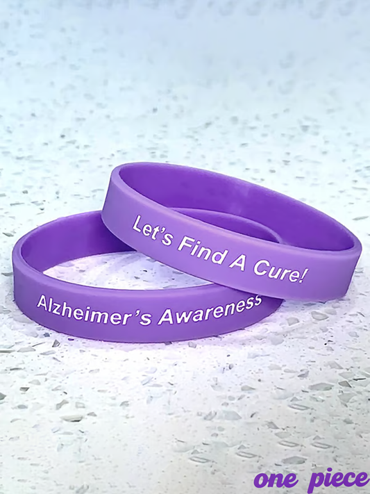 Alzheimer's Disease Letter Design Wristband gracestitchs