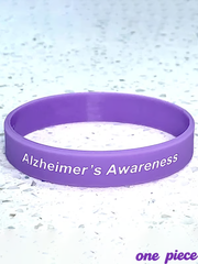 Alzheimer's Disease Letter Design Wristband gracestitchs