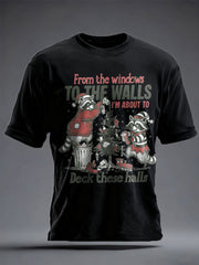 Unisex Funny Christmas Printed T-shirt