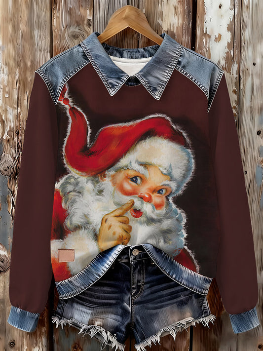 Women's Merry Christmas Print Casual Sweatshirt