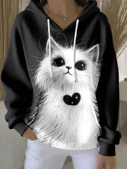 Women's Cat Lover Hoodies gracestitchs