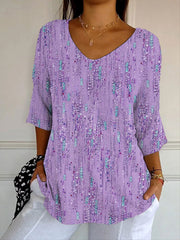 Women's Alzheimer's Awareness Art Printed T-shirt gracestitchs