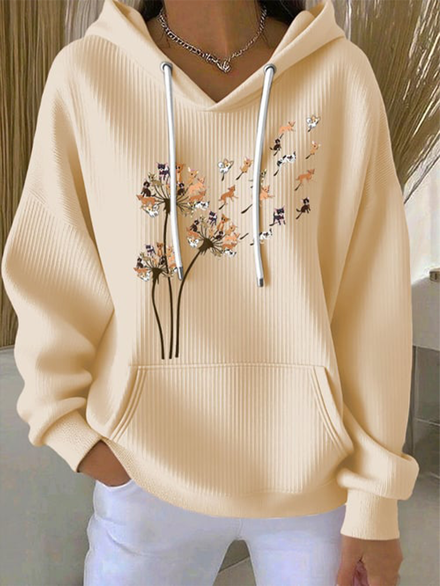Women's Chihuahuas Print Casual Hoodie gracestitchs