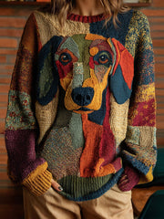 Women's Dog Print Tops gracestitchs