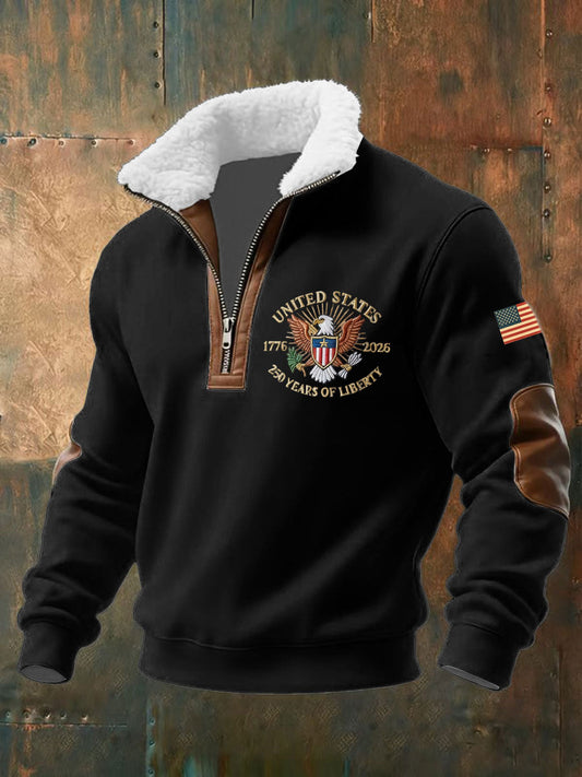 Men's United States 250 Years Printed Casual Top