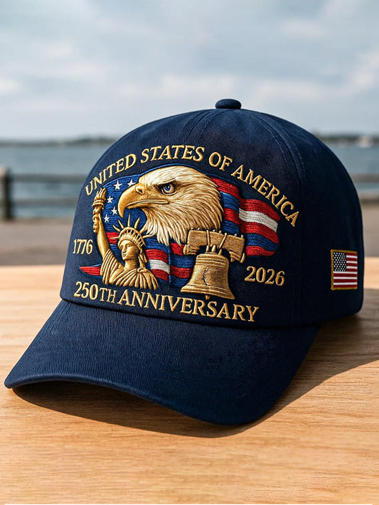 Unisex 250th Anniversary Embroidered Hat