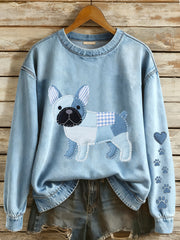 Women's Dog Sweatshirt gracestitchs