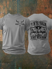 Men's IF I'm The Problem Short-sleeved T-shirt gracestitchs