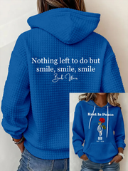 Women's RIP Bob Weir Large-sized Hooded Sweatshirt gracestitchs