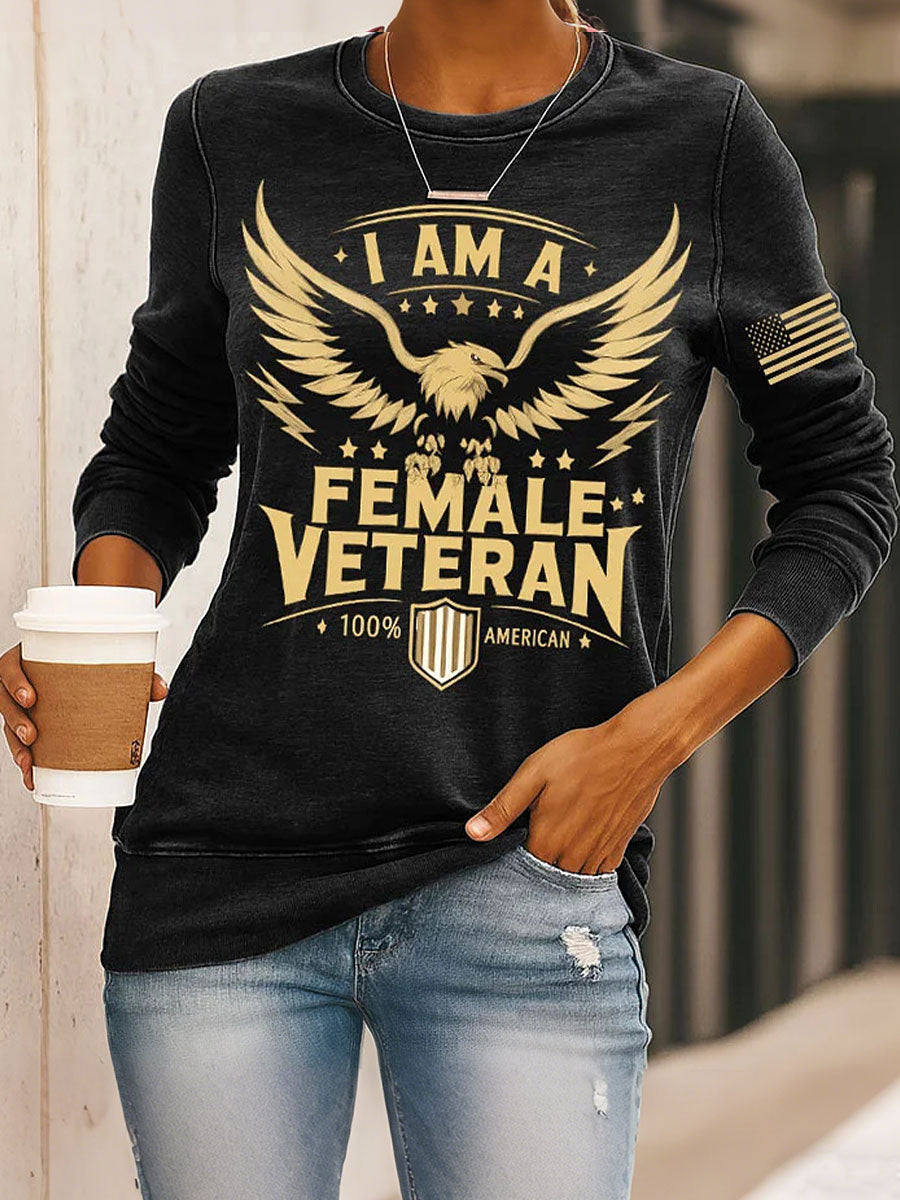 Women's Veteran Sweatshirts gracestitchs