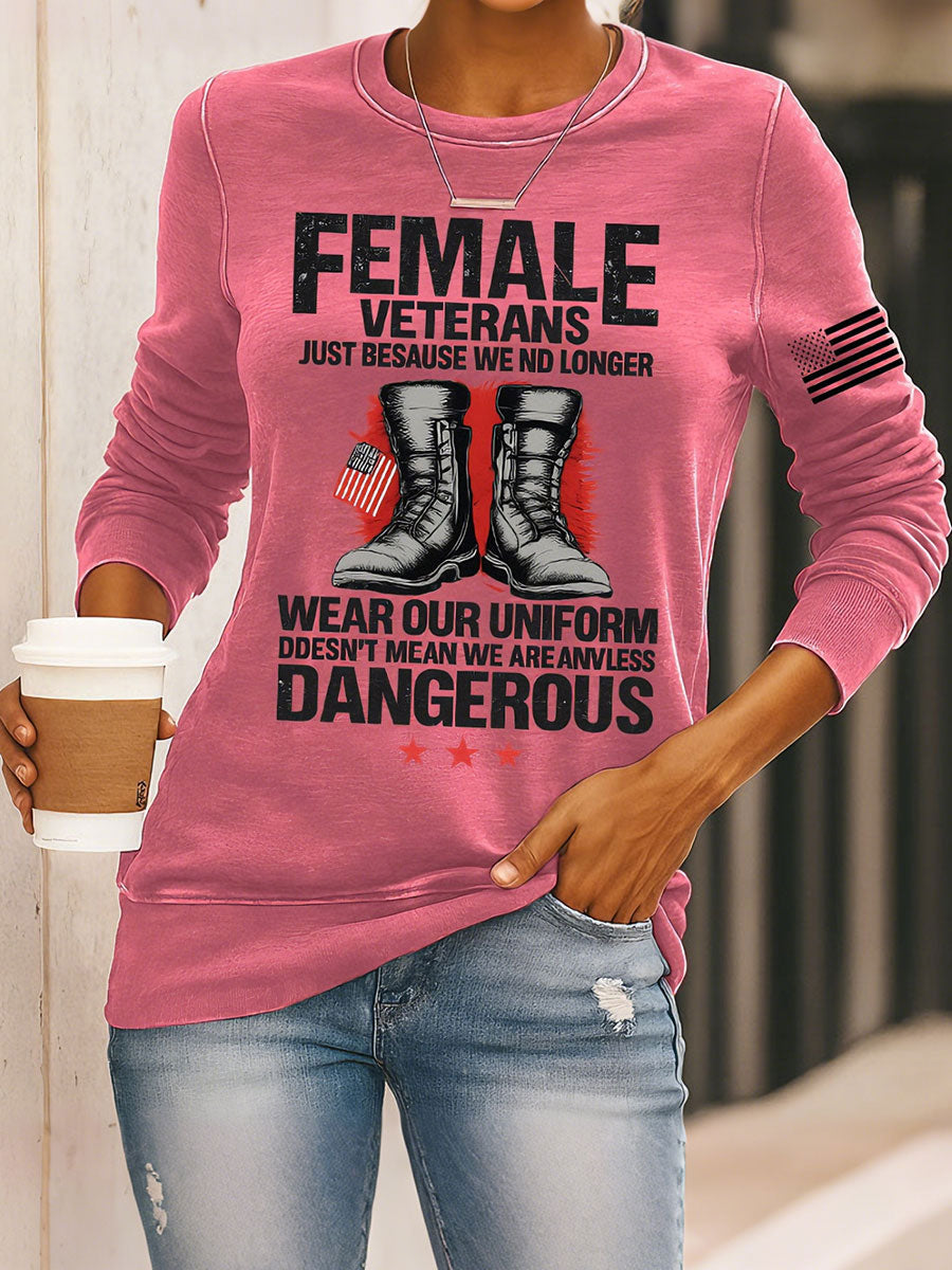 Women's Veteran Sweatshirts gracestitchs