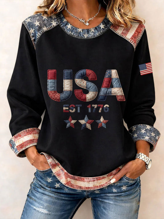 Women's USA 1776 Sweatshirts gracestitchs