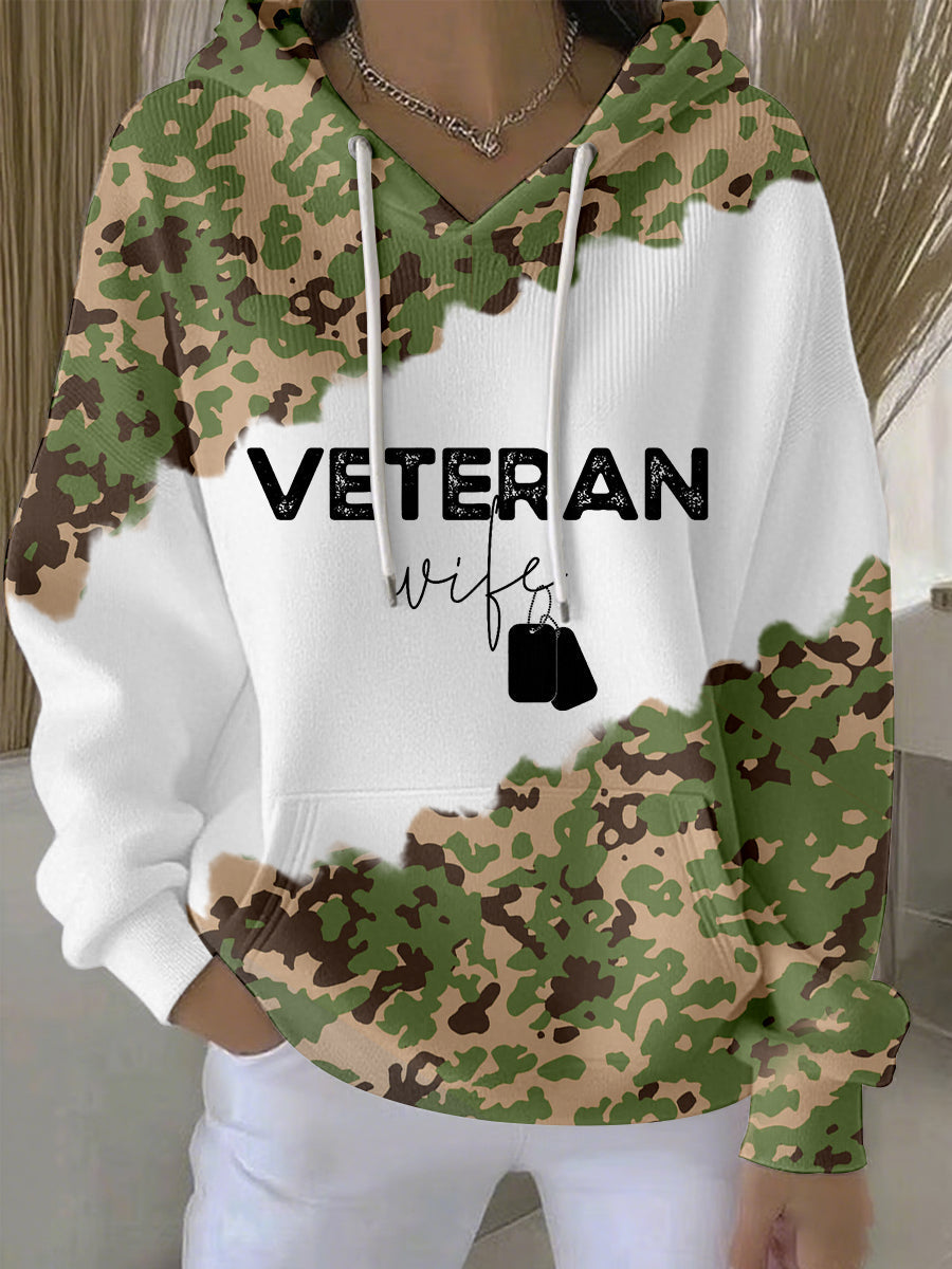 Women's Veteran's Wife Hoodie gracestitchs
