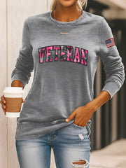 Women's veteran sweatshirts gracestitchs