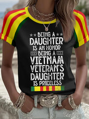 Women's Vietnam Veteran's Daughter T-Shirts gracestitchs