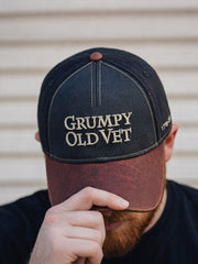 Grumpy Old Veteran Unisex Hats gracestitchs