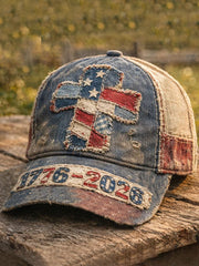 American flag Printed Casual Unisex Hat gracestitchs