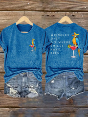 Women's It's 5 O'clock Iron On Short Sleeve T-Shirt gracestitchs