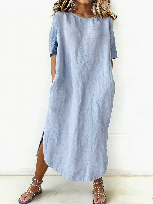 Women's Casual Elegant Midi Dress gracestitchs