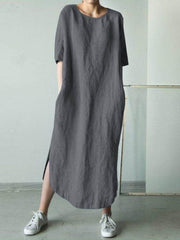 Women's Casual Elegant Midi Dress gracestitchs