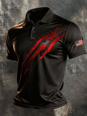 Men's Independence Day Flag Tops gracestitchs