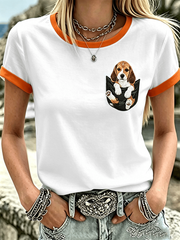 Women's Save The Beagles Short-sleeved T-shirt gracestitchs