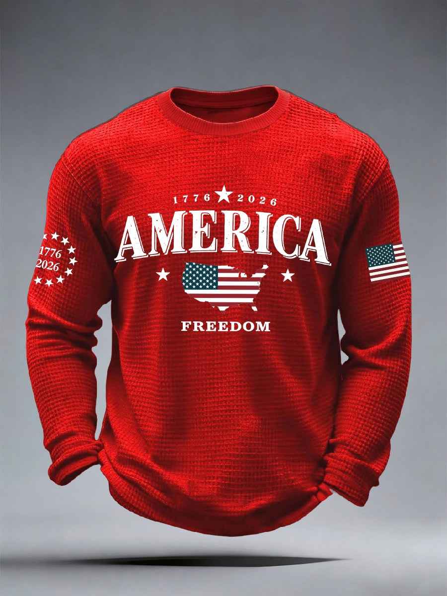 Men's America 1776-2026 Long-Sleeve T-Shirt