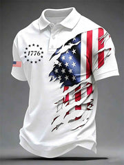 Men's Independence Day 1776-2026 Print Polo