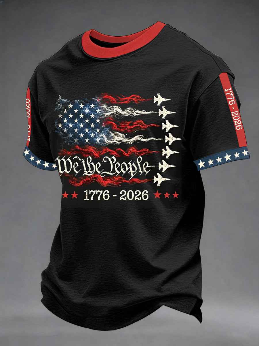 Men's Independence Day We The People 1776-2026 Print Tee