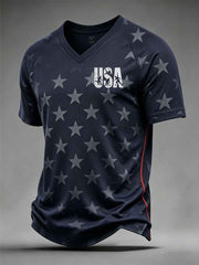Men's Gift For Soccer Fans 2026 Soccer Gameday Casual V-Neck Tee