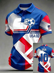 Men's USA Football Printed Shirt
