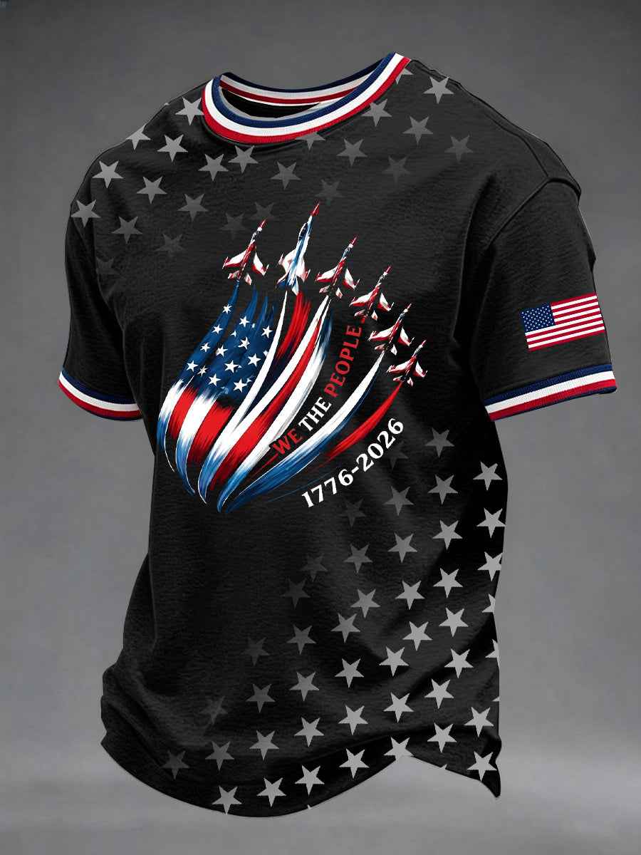 Men's Independence Day We The People Print Tee