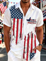 Men's Independence Day Print Shirt