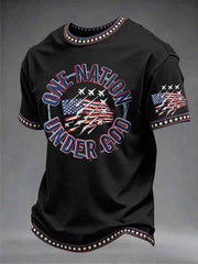 Men's Independence Day One Nation Under God Print Tee