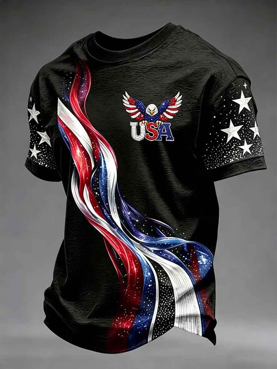 Men's America Printed T-shirt