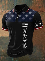 Men's We The People 1776 Independence Day Casual Polo