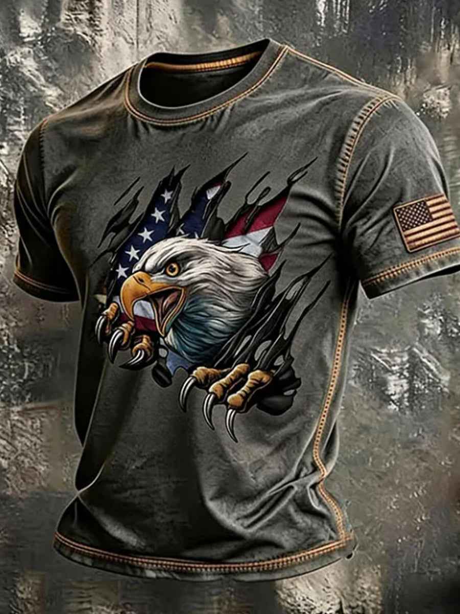 Men'S American Eagle Printed Casual T-Shirt