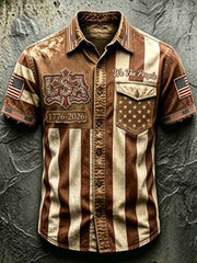 Men'S 250Th Anniversary National Faith Print Shirt
