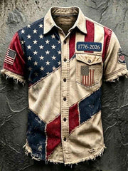 Men'S 250Th Anniversary National Print Shirt