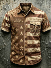 Men'S 250Th Anniversary National Faith Print Shirt