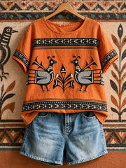 Women's Native Animal Art Tops
