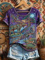 Women's Native Animals Art T-Shirts