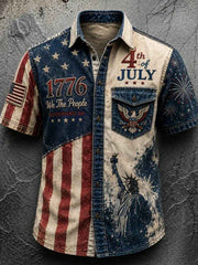 Men's 250Th Anniversary National Faith Print Shirt