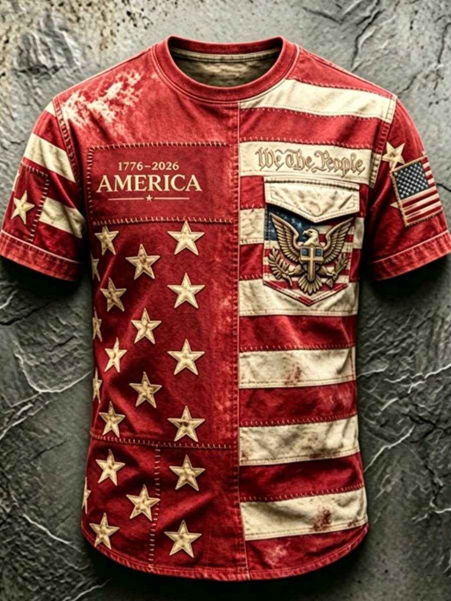 Men's 250Th Anniversary National Faith Print Tee