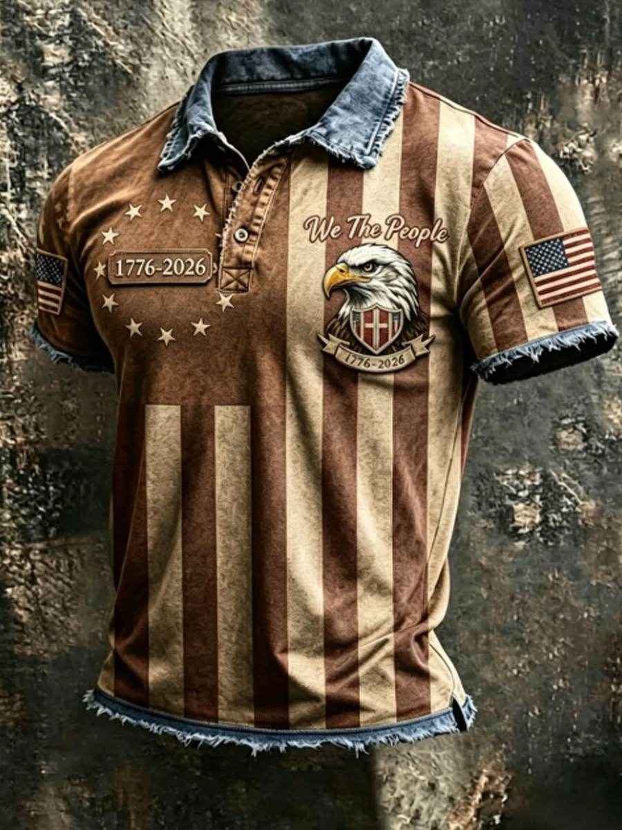 Men's 250Th Anniversary National Faith Print Shirt