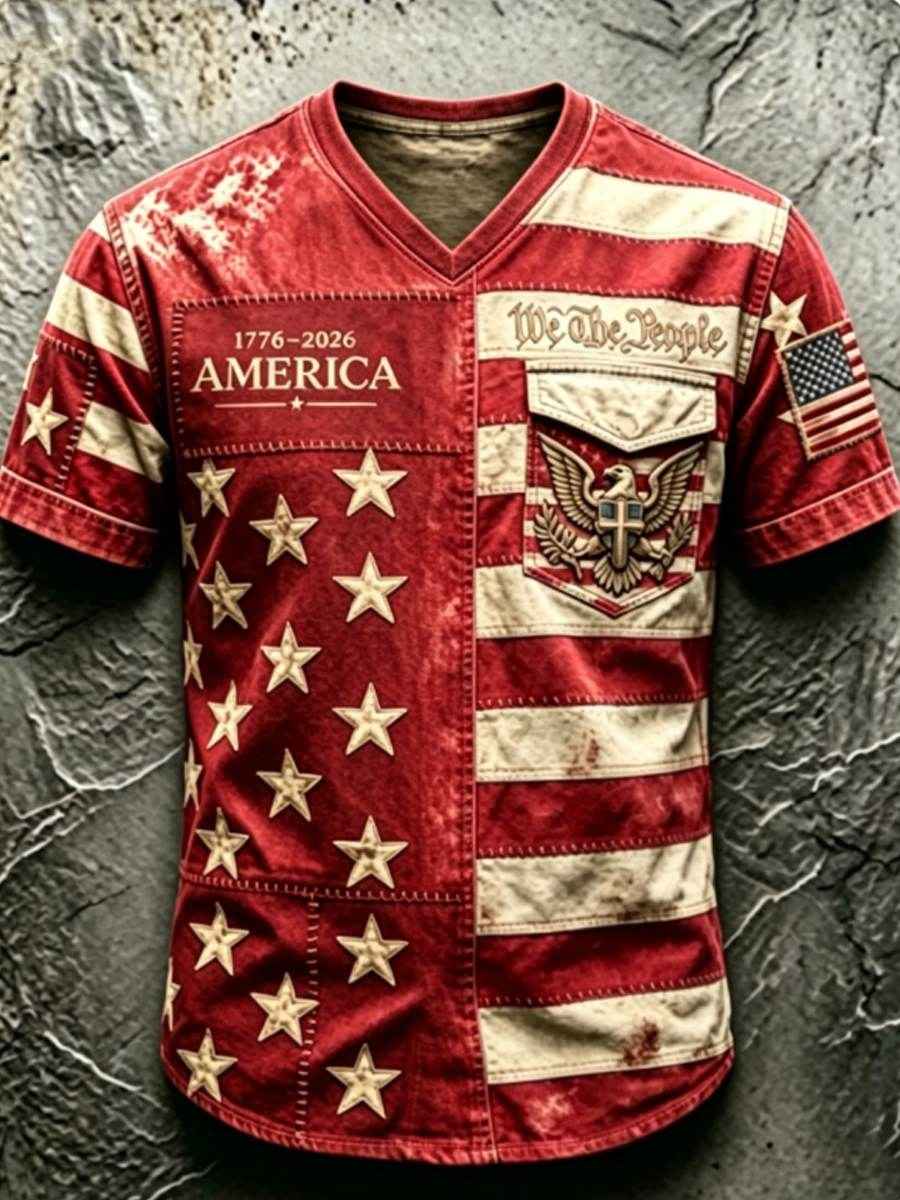 Men's 250Th Anniversary National Faith Print Tee