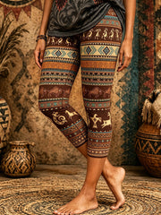 Women's Native Geometric Art Leggings gracestitchs