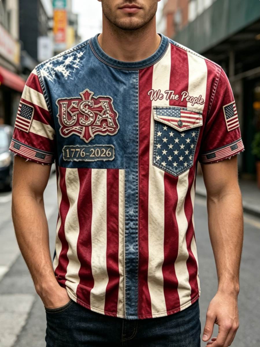 Men's Men'S 250Th Anniversary National Faith t-shirt gracestitchs