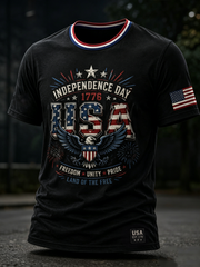 Men's Independence Day Printed short sleeves t-shirt